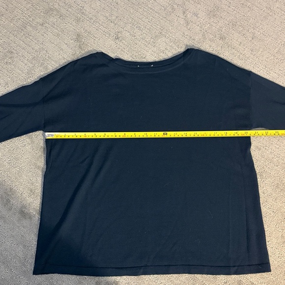 J. Jill Navy Blue Crew Neck Sweater - Picture 4 of 7